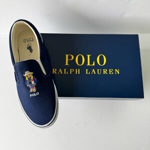 Polo Ralph Lauren Navy Slip-On Sneakers